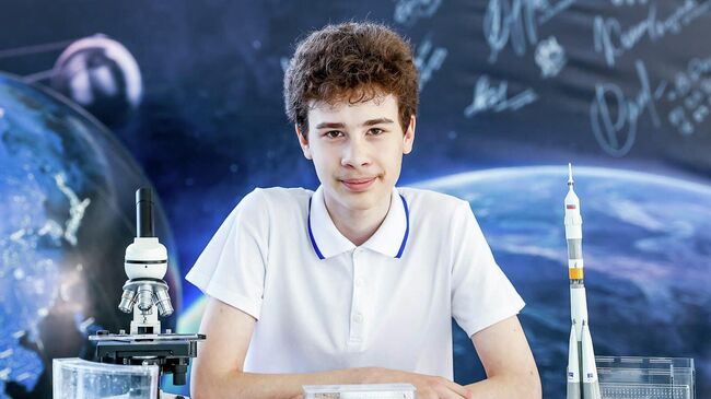 Данила Соловей, воспитанник центра экологического образования Московского дворца пионеров