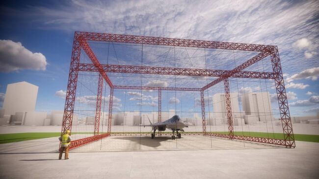 Защита самолета - капонир Дарвина