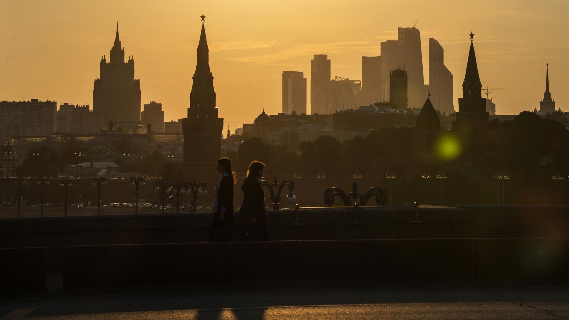 Вид на Московский Кремль - РИА Новости, 1920, 01.10.2025