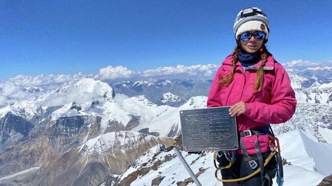 Российская альпинистка Наталья Наговицина Российская альпинистка Наталья Наговицина