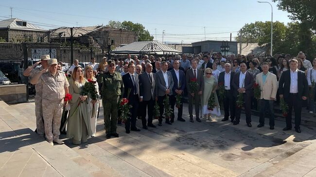 Торжественные мероприятия, посвящённые 15-летию восстановления Холма Чести в Гюмри