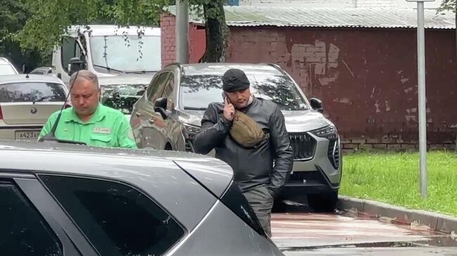 Алексей Блиновский после конфликта с таксистом, возникшего из-за ДТП