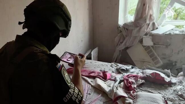 Последствия атаки ВСУ в Енакиево в ДНР. 21 августа 2025