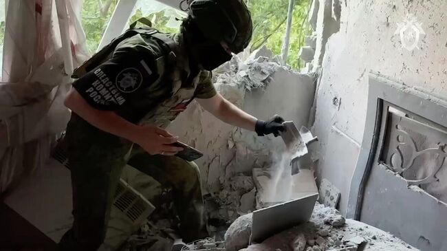 Последствия атаки ВСУ в Енакиево в ДНР. 21 августа 2025