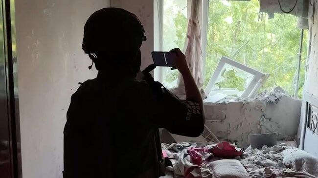 Последствия атаки ВСУ в Енакиево в ДНР