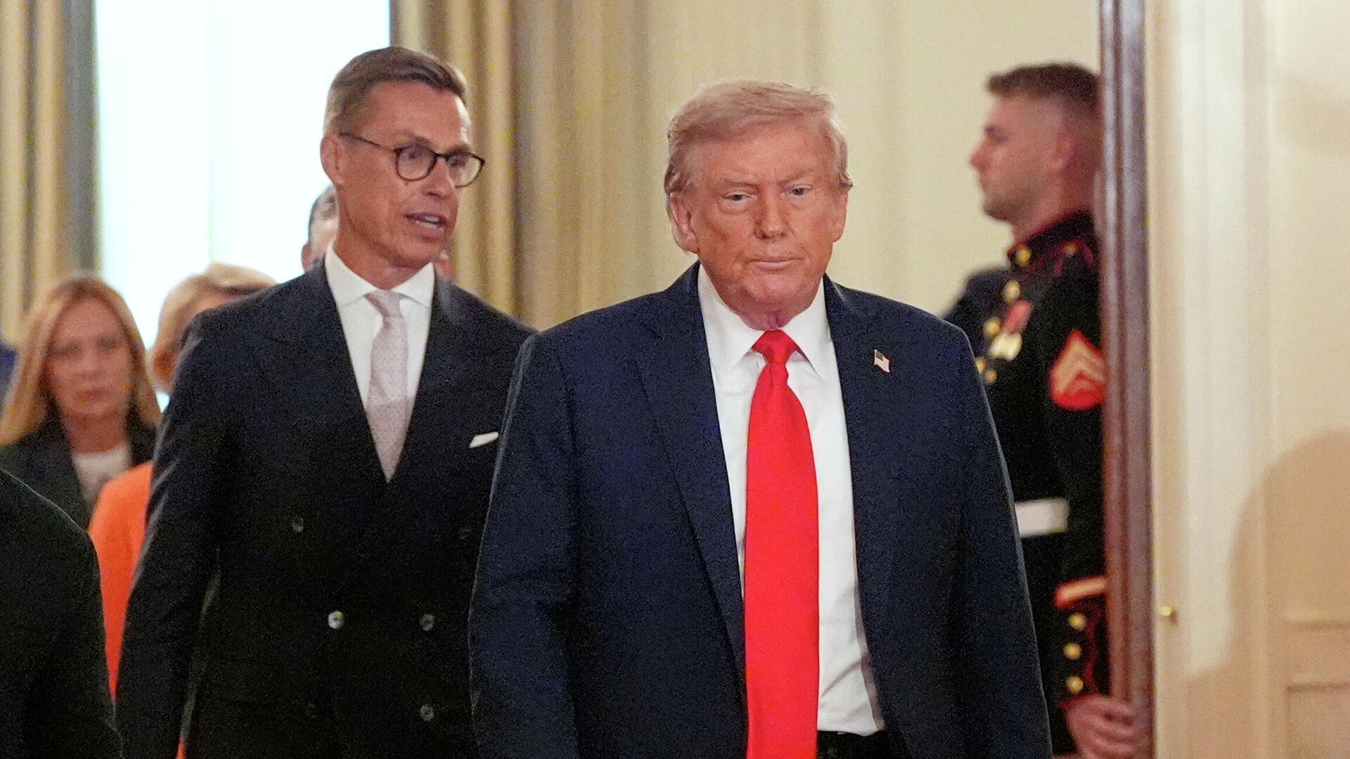 Александр Стубб и Дональд Трамп - РИА Новости, 1920, 23.11.2025