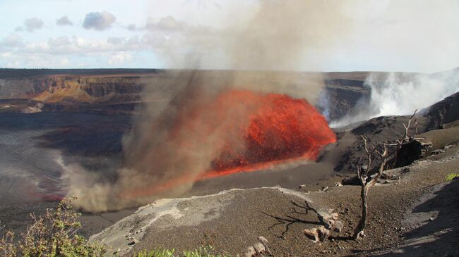 Извержение вулкана Килауэа. 23 августа 2025
