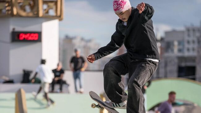 Скейтбордист на Grand Skate Tour