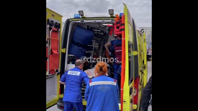 Кадры с места взрыва в Центральном детском магазине в Москве Кадры с места взрыва в Центральном детском магазине в Москве