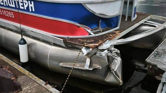 Столкновение двух маломерных судов в акватории Выборгского залива