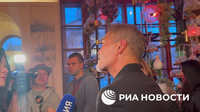 Американский актер Марк Дакаскос на церемонии открытия Международной недели кино в Москве