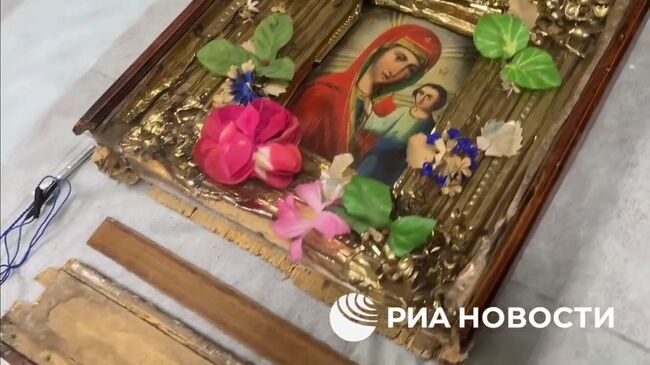 Икона, с помощью которой россиянка планировала совершить теракт в здании УФСБ