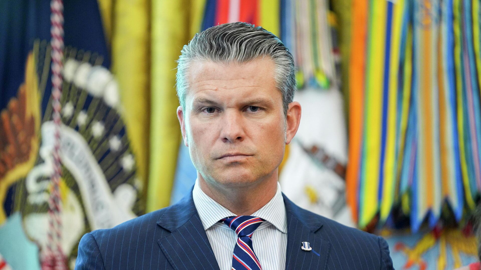 Глава Пентагона Пит Хегсет Глава Пентагона Пит Хегсет - РИА Новости, 1920, 24.09.2025