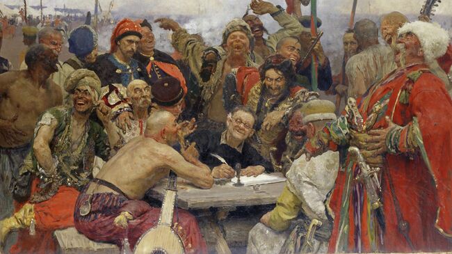 Илья Репин, Запорожцы. Вторая версия картины 1893 года. 