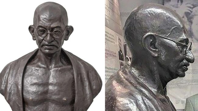 Бюст Махатмы Ганди