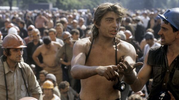 Забастовка шахтеров Донбасса Забастовка шахтеров Донбасса