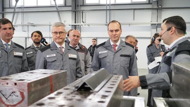 Глава Мордовии Артём Здунов на открытии высокотехнологичного производства композитного дивизиона госкорпорации Росатом  Глава Мордовии Артём Здунов на открытии высокотехнологичного производства композитного дивизиона госкорпорации Росатом