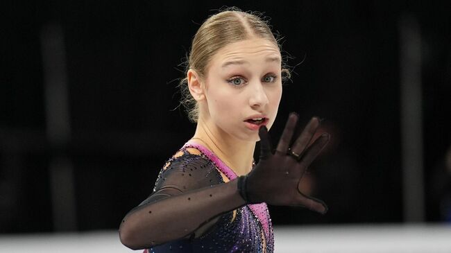 Латвийская фигуристка Софья Степченко Латвийская фигуристка Софья Степченко