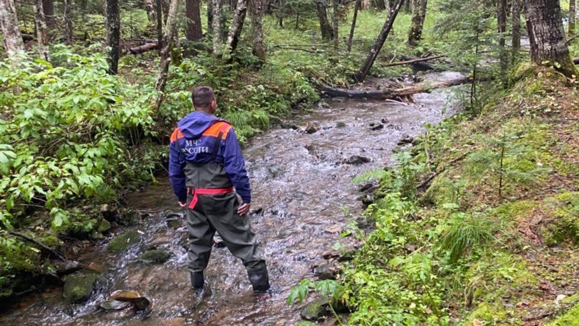 Поиски пропавших жителей Сахалина сотрудниками МЧС - РИА Новости, 1920, 28.08.2025
