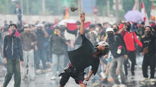 Массовые протесты в Джакарте. 28 августа 2025