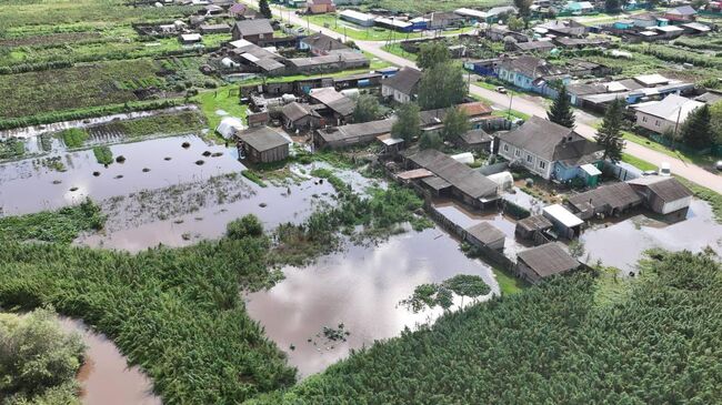 Паводок в селе Солгон Ужурского района