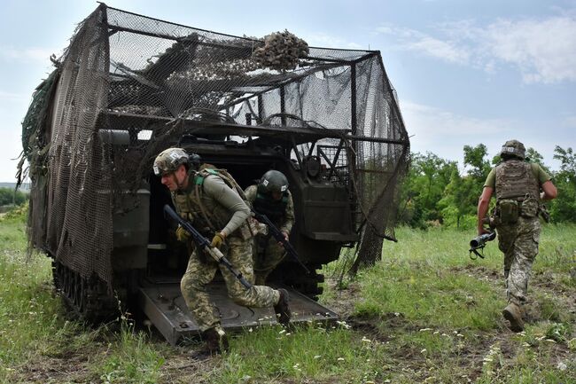 Украинские военнослужащие