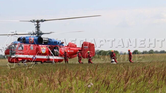 Поисково-спасательная операция потерявшегося в лесу при сборе грибов в Троицком административном округе Москвы пожилого мужчины