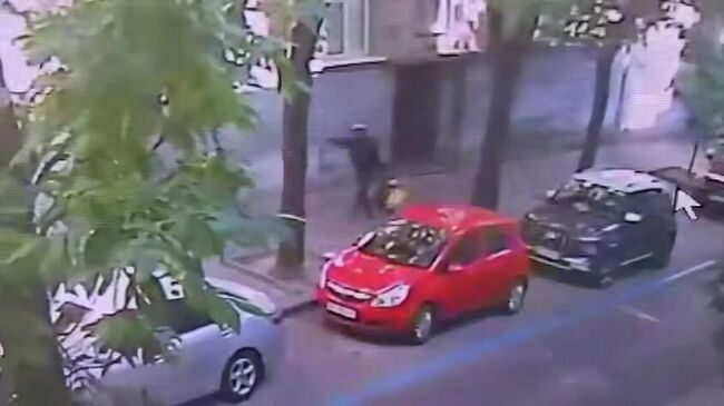 Момент убийства Андрея Парубия