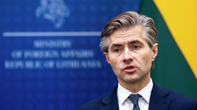 Министр иностранных дел Литвы Кестутис Будрис