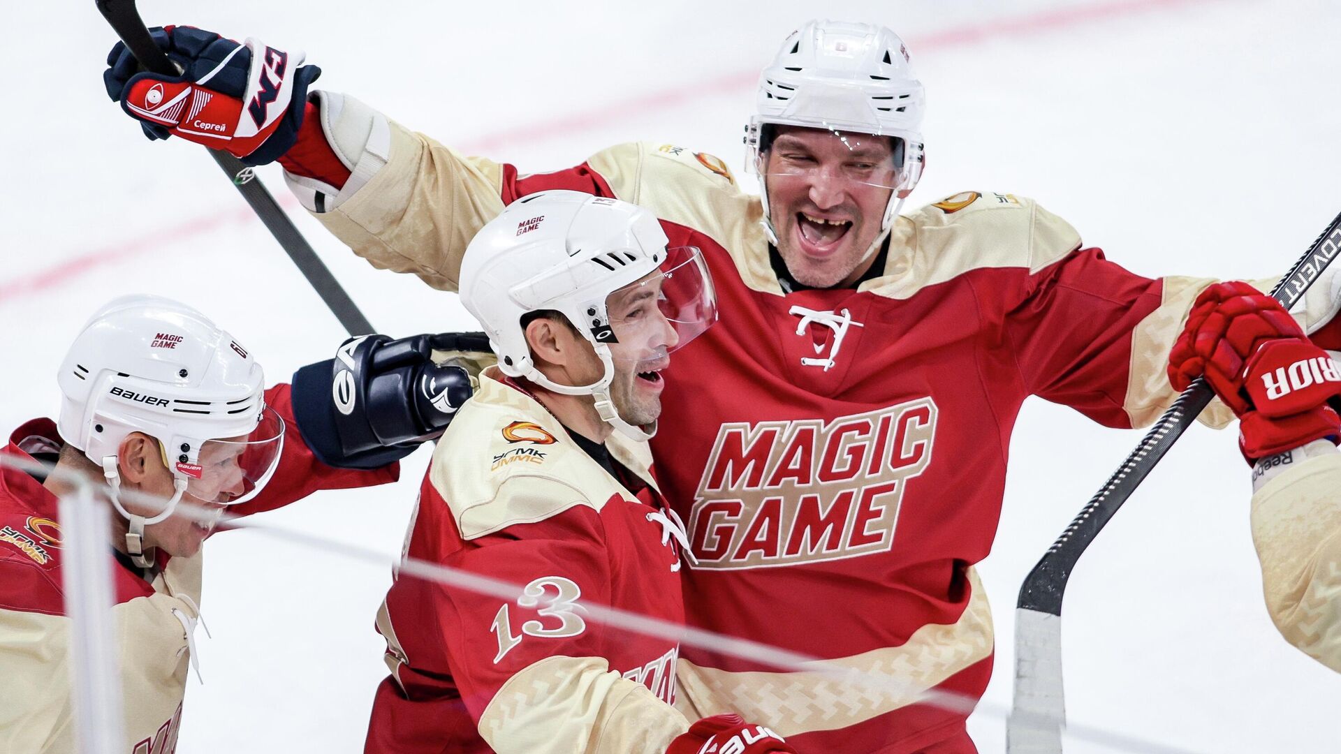 Максим Афиногенов, Павел Дацюк и Александр Овечкин - РИА Новости, 1920, 30.08.2025