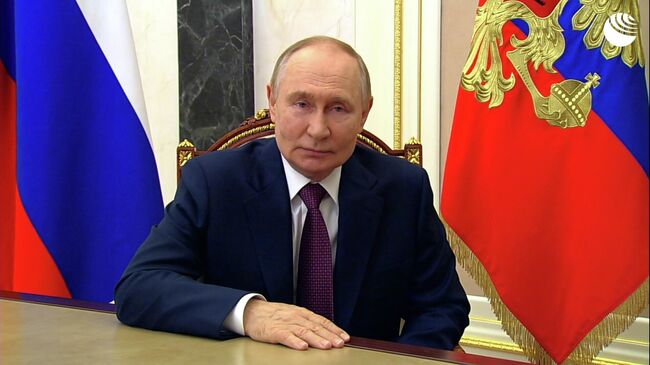 Поздравительная речь Путина в честь Дня шахтера_ЭМБАРГО