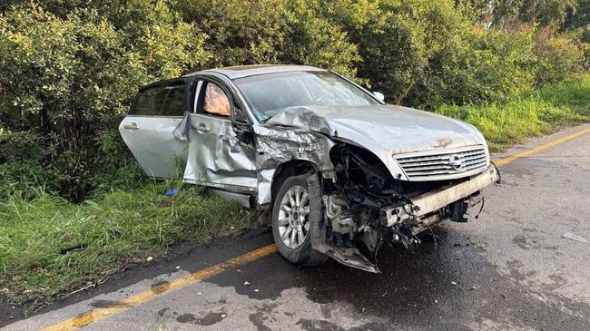 ДТП в районе 5 километра подъездной дороги к деревне Подгородка в Омском районе