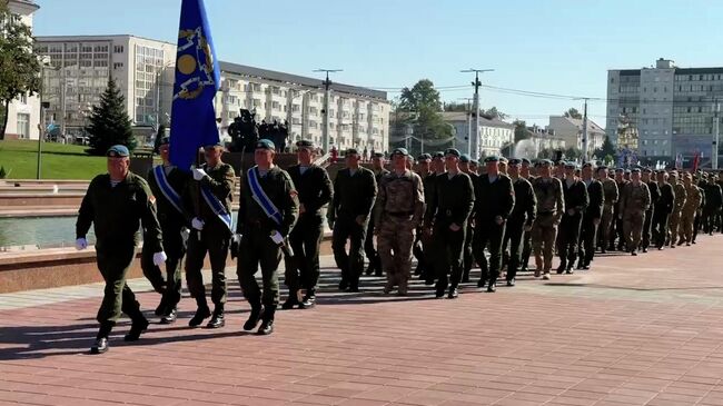 Церемония открытия учений в Белоруссии