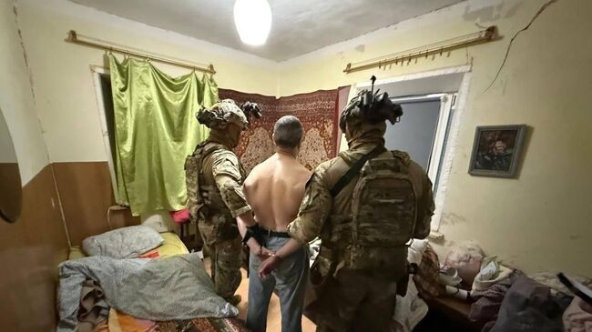 Задержание подозреваемого в убийстве Парубия