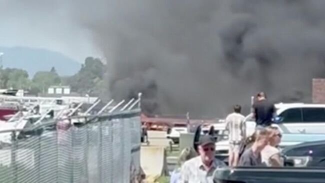  Два легкомоторных самолета столкнулись в небе в аэропорту штата Колорадо