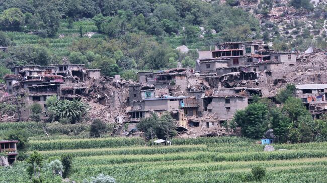 Последствия землетрясения в афганской провинции Кунар. 1 сентября 2025