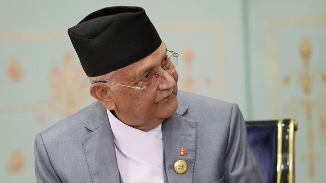 Премьер-министр Непала Кхадга Прасад Шарма Оли