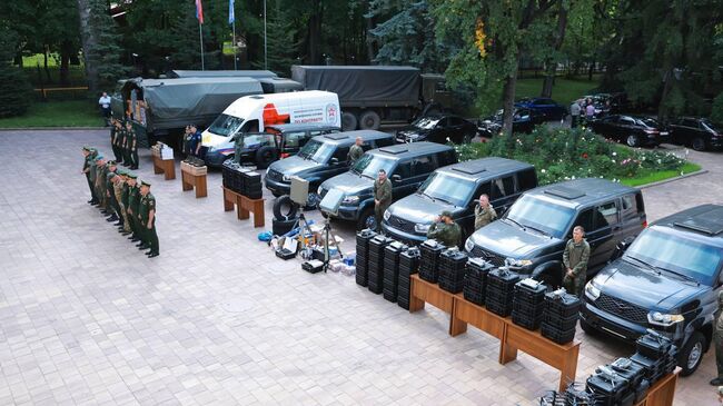 Партия БПЛА и бронеавтомобилей для российских бойцов в зоне СВО от самарского губернатора Вячеслава Федорищева