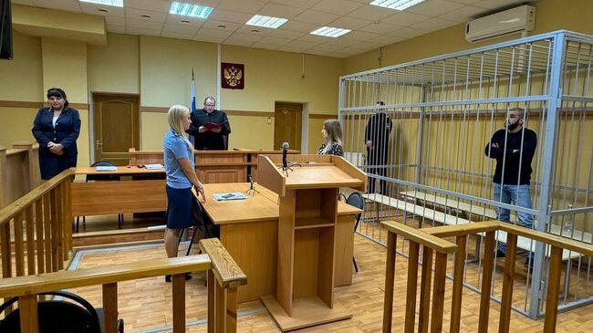 Дмитрий Мамедов во время оглашения приговора