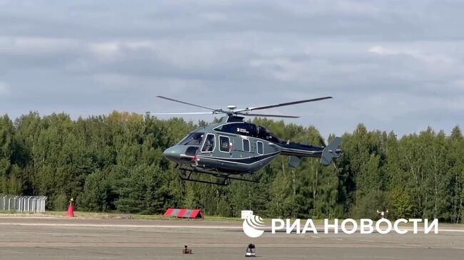 Многоцелевой вертолет Ансат в импортозамещенной версии с российскими двигателями ВК-650В