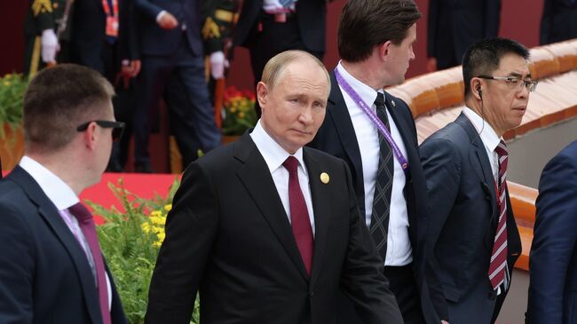 Президент России Владимир Путин в Пекине Президент России Владимир Путин в Пекине
