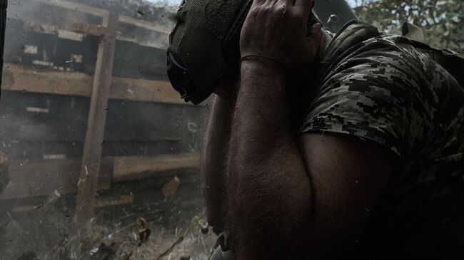 Украинский военнослужащий