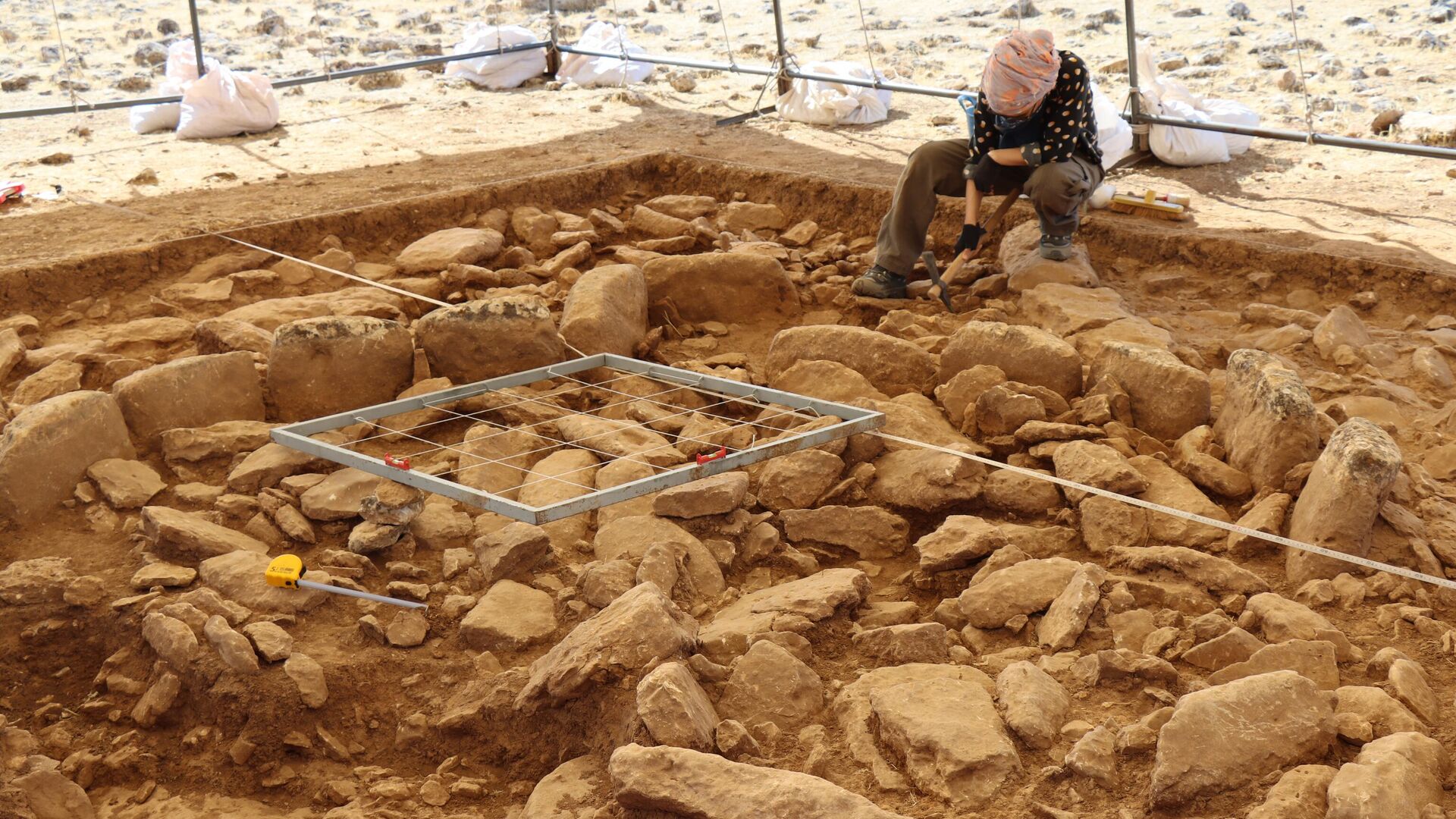 Археологические раскопки в Мендик-Тепе - РИА Новости, 1920, 03.09.2025