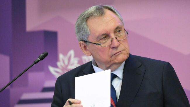 Председатель комитета Государственной Думы РФ по энергетике Николай Шульгинов на ВЭФ-2025 Председатель комитета Государственной Думы РФ по энергетике Николай Шульгинов на ВЭФ-2025