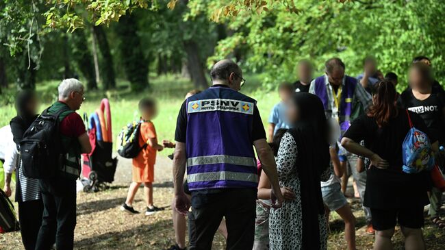 На месте наезда автомобиля на толпу людей в Берлине