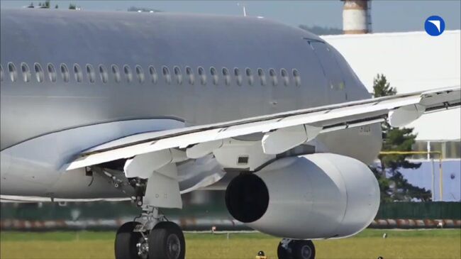 Первый полет в Комсомольске-на-Амуре импортозамещенного самолета SJ-100