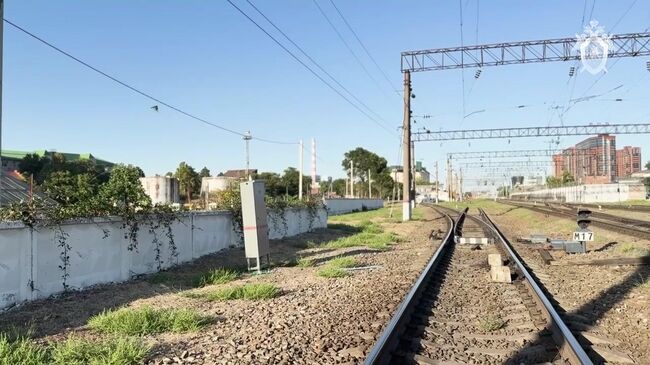 Работа следователей на месте поджога на перегонах станций Северо-Кавказской желдороги