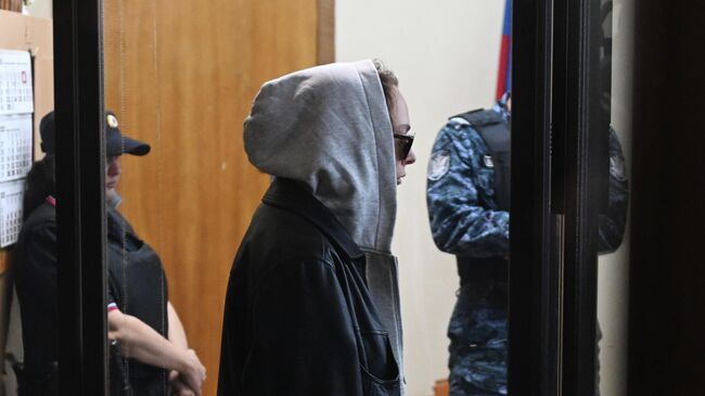 Актриса Аглая Тарасова в Домодедовском суде Московской области