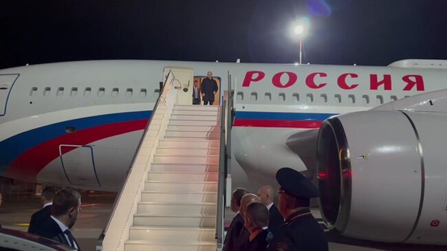 Прибытие Путина в Самару