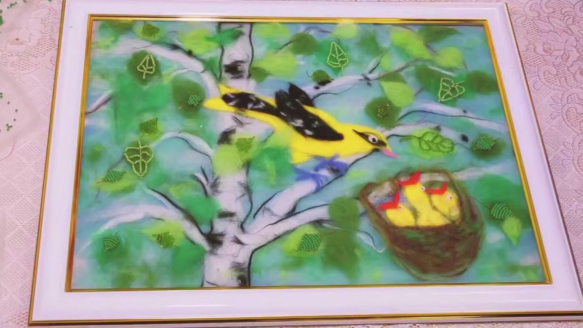 Картина воспитанников самарского детского дома Иволга. Кадр видео - РИА Новости, 1920, 06.09.2025